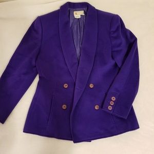 Vintage 1980s Purple Gucci Coat